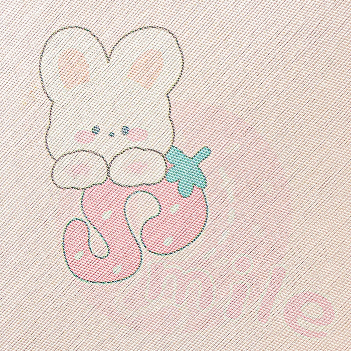 91家纺网 家纺一手货源 找家纺 富馨莱 2025新款幼儿园古藤席冰丝席双面可用儿童凉席双面凉感 糖果兔