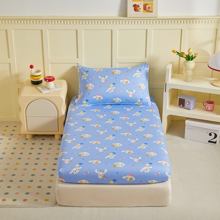 ds生活馆 2025新款儿童纯棉精梳棉系列单床笠 玩具玉桂狗