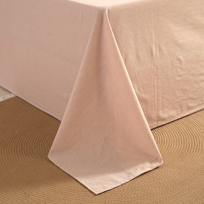 91家纺网 家纺一手货源 找家纺 恋之语家纺 2025新款全棉纯棉色织床单单品单床单床单单件 米驼青年