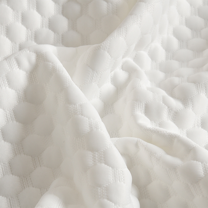 91家纺网 家纺一手货源 找家纺 艾兜坊 2025新款凉豆豆双人枕套 极简-白