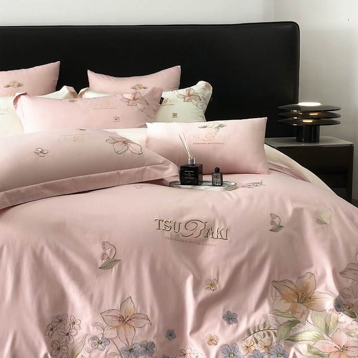 91家纺网 家纺一手货源 找家纺 （总）卡姿家纺 2024春夏优雅刺绣— 摩尔花园2