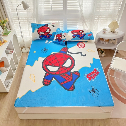 91家纺网 家纺一手货源 找家纺 （总）ds生活馆 2025新款大版卡通牛奶丝凉席