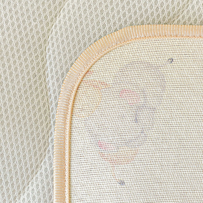 91家纺网 家纺一手货源 找家纺 富馨莱 2025新款幼儿园古藤席冰丝席双面可用儿童凉席双面凉感 狮子王国