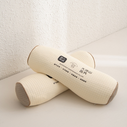 大熊枕芯 2025新款大凉山苦荞 荞麦枕 苦颈颈椎枕-米色