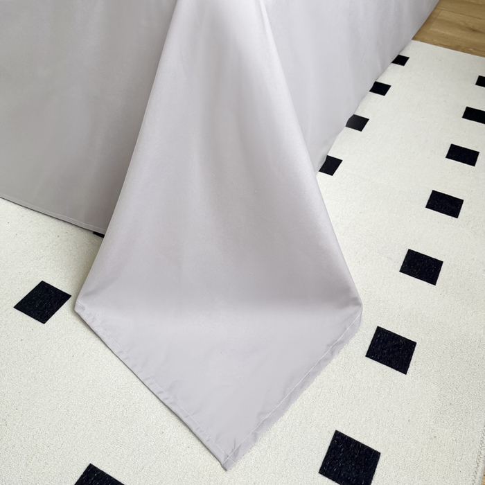 91家纺网 家纺一手货源 找家纺 恋之语 2025新款水洗棉刺绣四件套-锦绣花 锦绣花-浅灰