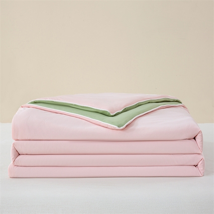 91家纺网 家纺一手货源 找家纺 （总）米乐被业 2025新款凉感丝双拼夏被夏凉被空调被