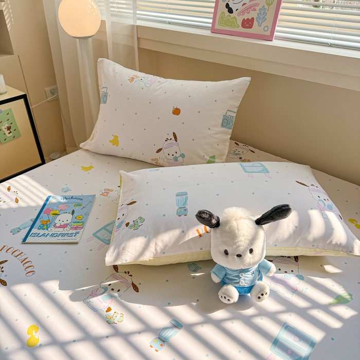 91家纺网 家纺一手货源 找家纺 （总）呗旺鹿 2025新款正版三丽鸥全棉13372单品床笠