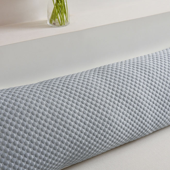 91家纺网 家纺一手货源 找家纺 艾兜坊 2025新款凉豆豆双人枕套 极简-灰