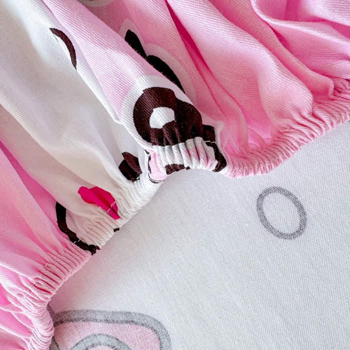 91家纺网 家纺一手货源 找家纺 呗旺鹿 2025新款正版三丽鸥全棉13372单品床笠 开心凯蒂