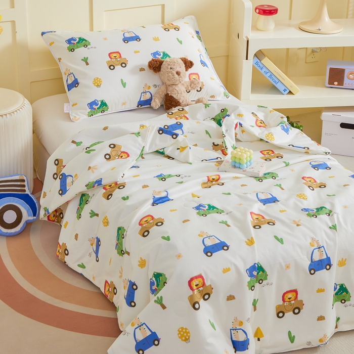 91家纺网 家纺一手货源 找家纺 （总）ds生活馆 2025新款儿童学生纯棉精梳棉系列单夏被