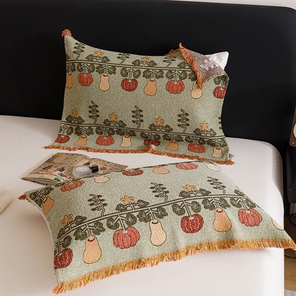 91家纺网 家纺一手货源 找家纺 （总）麻依2025新款色织提花流苏枕巾