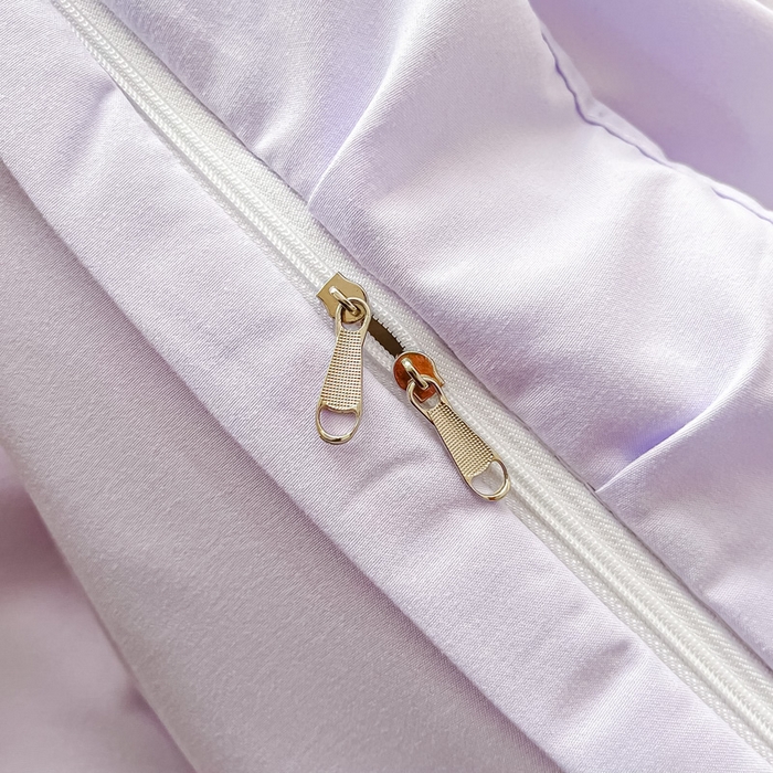 91家纺网 家纺一手货源 找家纺 恋之语 2025新款水洗棉刺绣花边四件套-蝶羽 蝶羽-紫