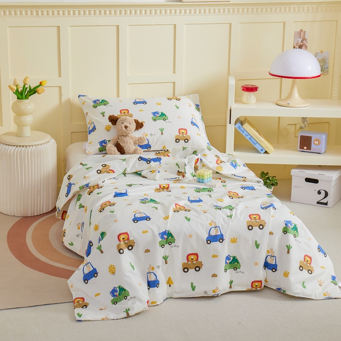 91家纺网 家纺一手货源 找家纺 （总）ds生活馆 2025新款儿童学生纯棉精梳棉系列单夏被