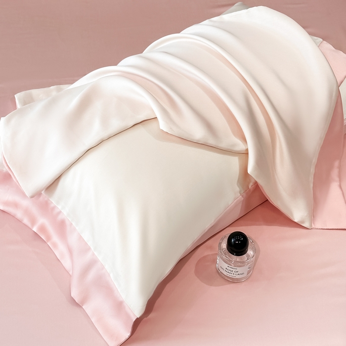 91家纺网 家纺一手货源 找家纺 满羽家纺 2025新款凉感冰丝夏被夏凉被空调被四件套 星星羊-奶白粉