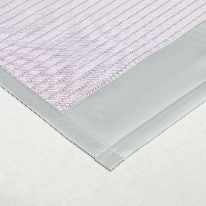 91家纺网 家纺一手货源 找家纺 999家纺 2025新款轻柔丝抗菌冰丝藤凉席（复合三明治款）宽包刺绣冰丝软席藤席 冰川-暖玉粉