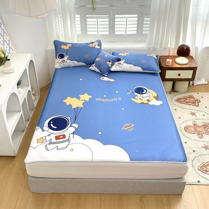 91家纺网 家纺一手货源 找家纺 （总）ds生活馆 2025新款大版卡通牛奶丝凉席