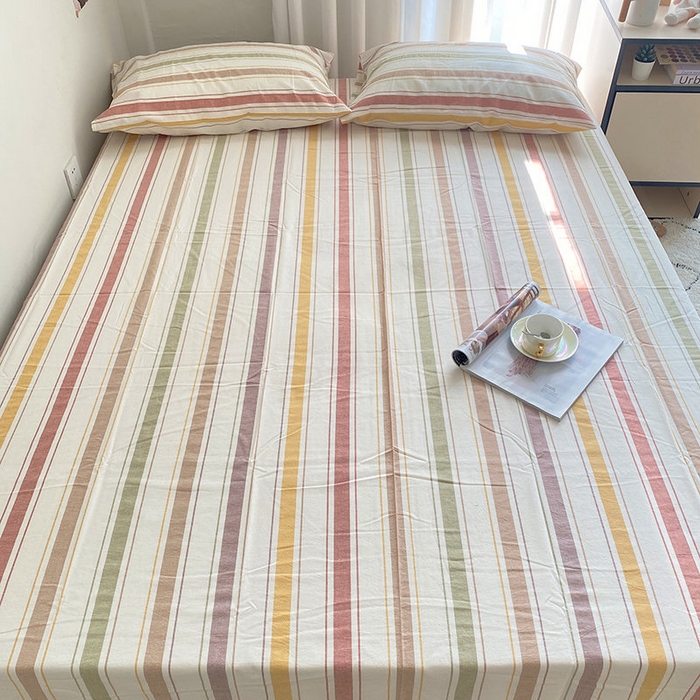 91家纺网 家纺一手货源 找家纺 艾咪-Amy ntmy 2025新款全棉纯棉色织水洗棉单品-平铺款 里威深咖