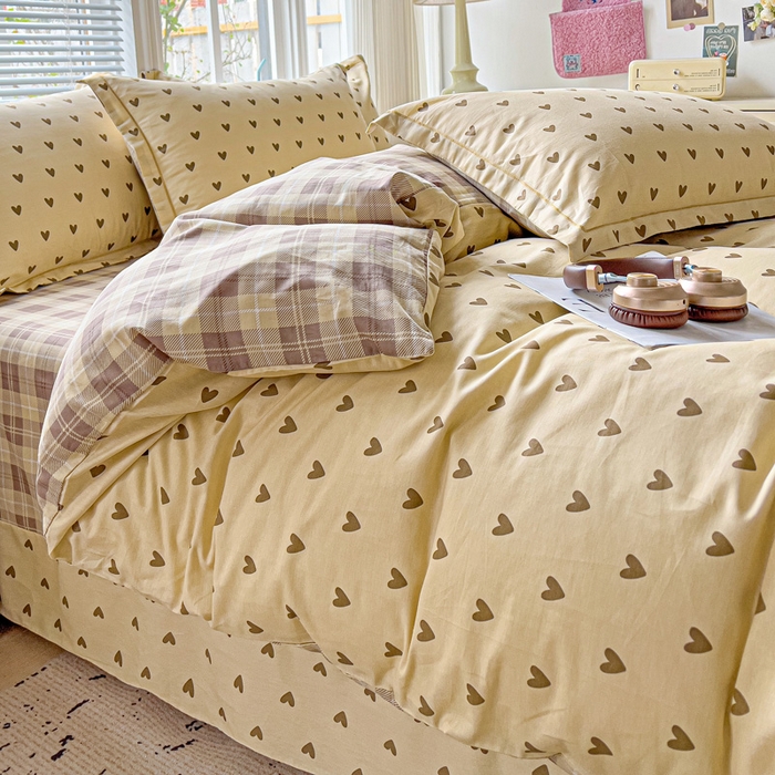 91家纺网 家纺一手货源 找家纺 （总）暖芯优选 2025新款全棉纯棉一字绣四件套系列