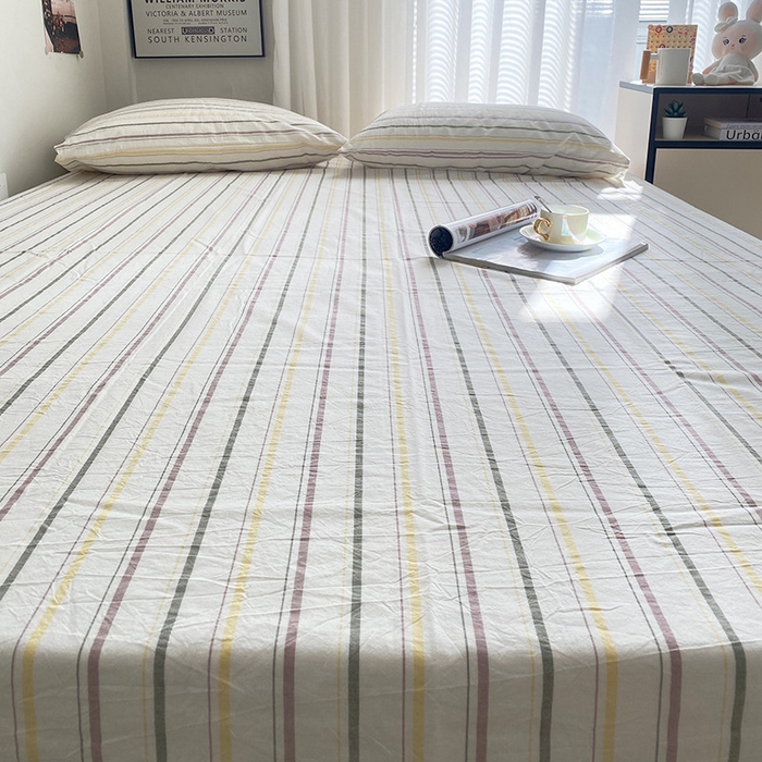 91家纺网 家纺一手货源 找家纺 艾咪-Amy ntmy 2025新款全棉纯棉色织水洗棉单品-平铺款 且乐绿