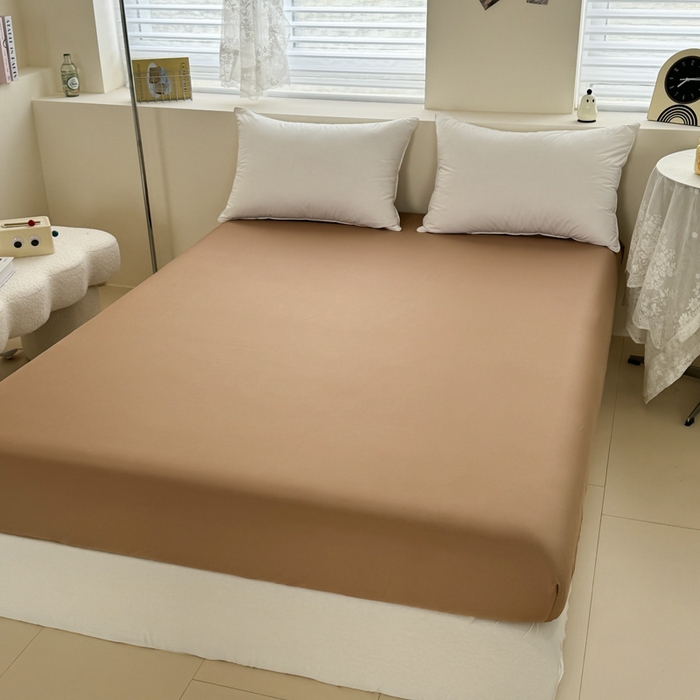 91家纺网 家纺一手货源 找家纺 艾迪尚家纺 2025新款A类纯色双拼长绒棉纯棉刺绣系列单品被套 被套单件（有单品 可定制） 驼韵蓝调