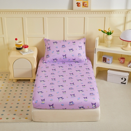 ds生活馆 2025新款儿童纯棉精梳棉系列单床笠 太空库洛米