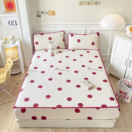 91家纺网 家纺一手货源 找家纺 （总）可恩欣 爆款加厚乳胶凉席床笠三件套可单卖可组合凉感丝夏被四件套