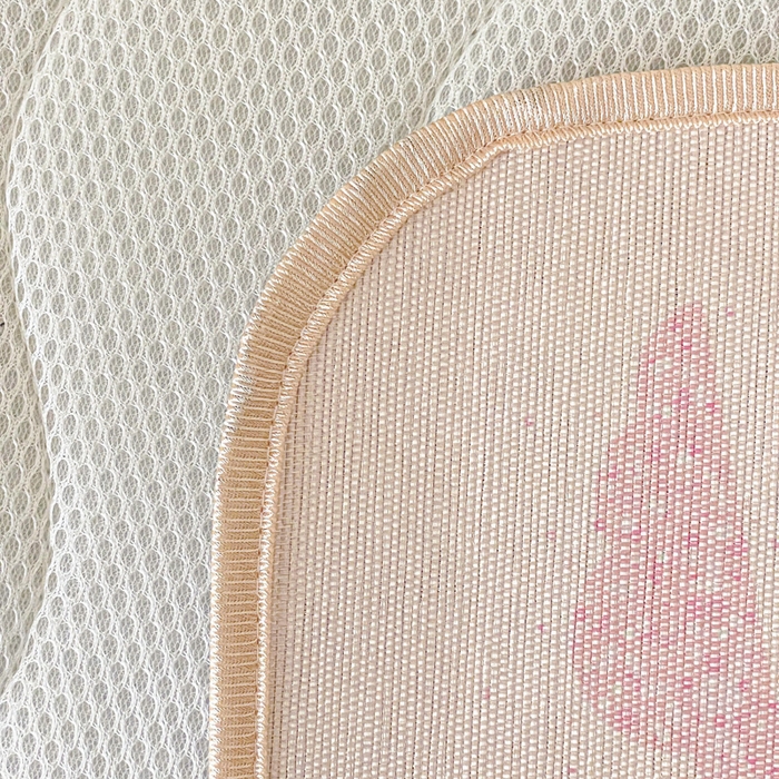 91家纺网 家纺一手货源 找家纺 富馨莱 2025新款幼儿园古藤席冰丝席双面可用儿童凉席双面凉感 梦幻城堡