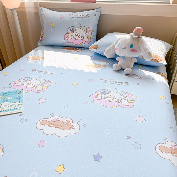 91家纺网 家纺一手货源 找家纺 （总）呗旺鹿 2025新款正版三丽鸥全棉13372单品床单