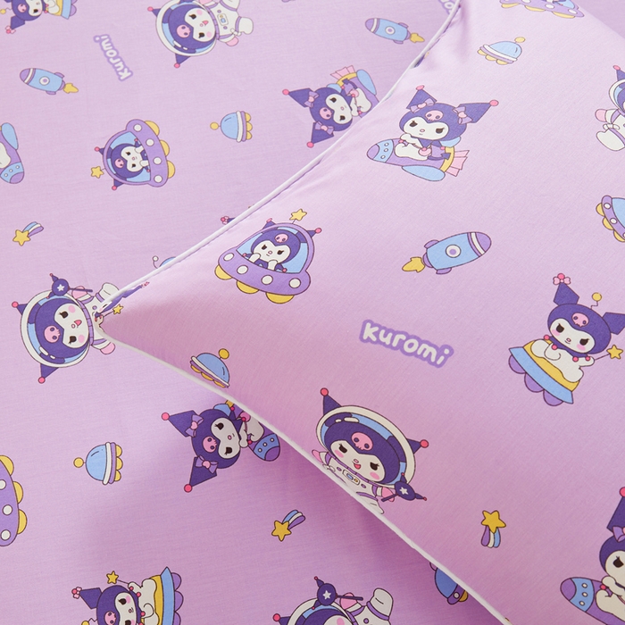 91家纺网 家纺一手货源 找家纺 ds生活馆 2025新款儿童纯棉精梳棉系列单床笠 太空库洛米