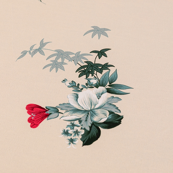 91家纺网 家纺一手货源 找家纺 居美良品 2025新款国民老上海100%全棉床单 牡丹绽放-米黄