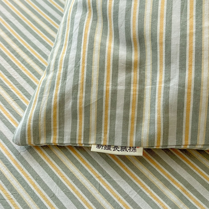 91家纺网 家纺一手货源 找家纺 （总）恋之语 2025新款全棉纯棉色织被套单品单被套被套单件