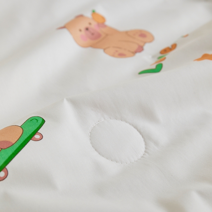 91家纺网 家纺一手货源 找家纺 ds生活馆 2025新款儿童学生纯棉精梳棉系列单夏被 滑板巴拉