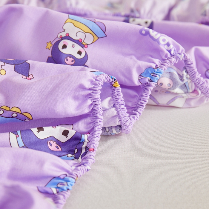 91家纺网 家纺一手货源 找家纺 ds生活馆 2025新款儿童纯棉精梳棉系列单床笠 太空库洛米