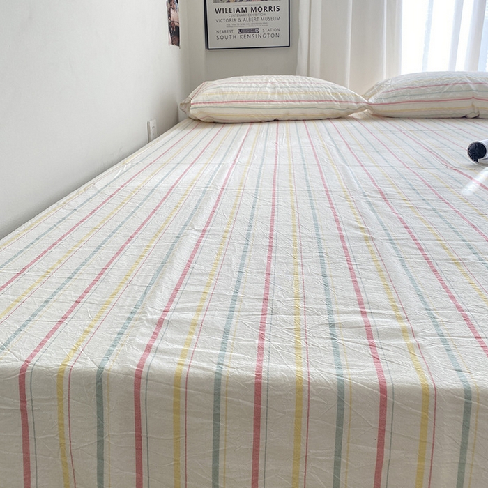 91家纺网 家纺一手货源 找家纺 艾咪-Amy ntmy 2025新款全棉纯棉色织水洗棉单品-平铺款 且乐粉