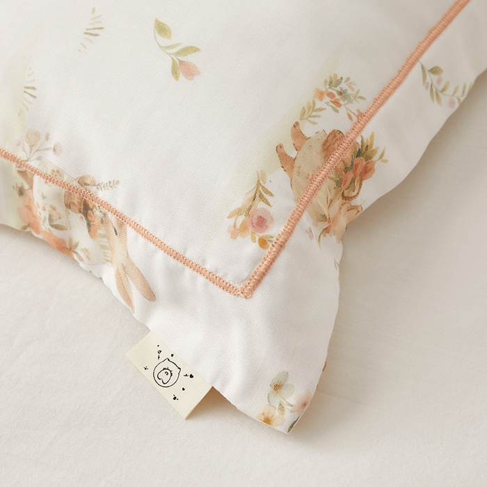 91家纺网 家纺一手货源 找家纺 荷马之梦 2025新款天竹系列—A类原创手绘风天竹纤维儿童枕套 春日郊游