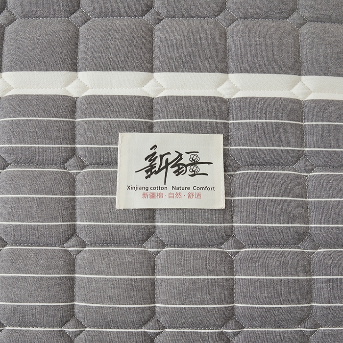 91家纺网 家纺一手货源 找家纺 喜居家纺2025新款A类水洗棉夹棉棉花床笠垫 棉-星河灰