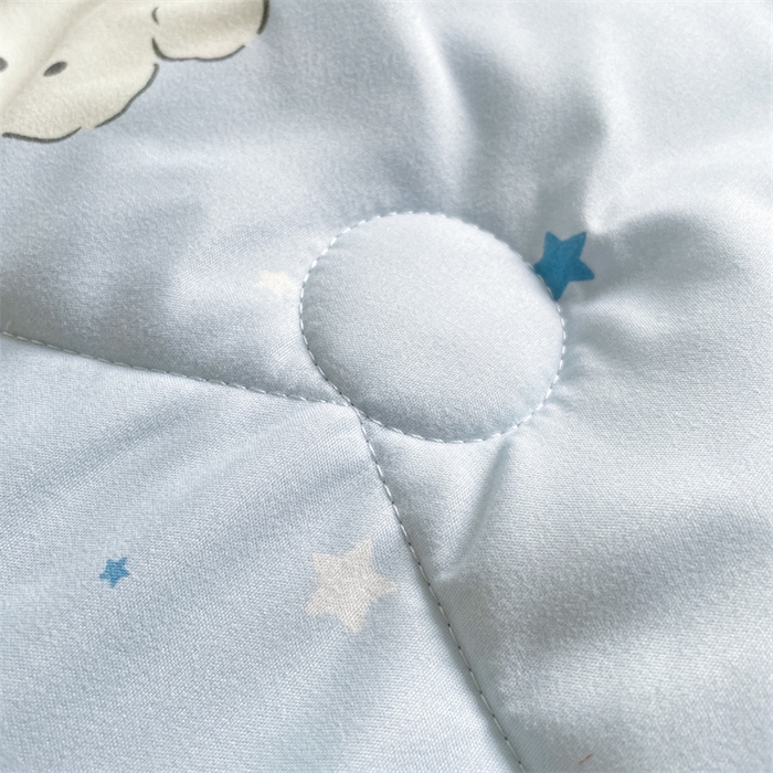 91家纺网 家纺一手货源 找家纺 美澳家纺 2025新款水洗棉印花夏被夏凉被空调被 心悦狗