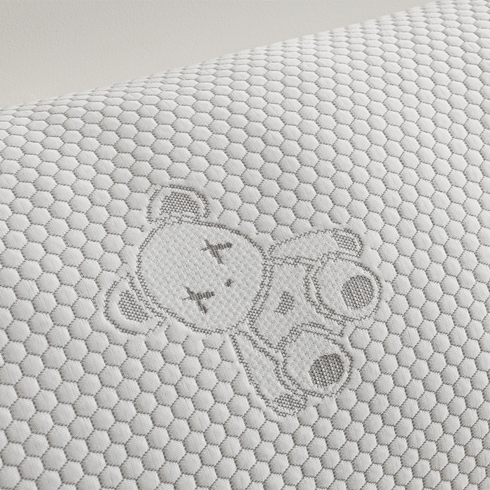 91家纺网 家纺一手货源 找家纺 艾兜坊 2025新款凉豆豆双人枕套 极简小熊-灰