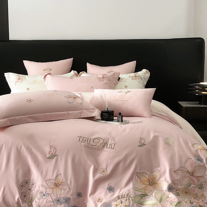 91家纺网 家纺一手货源 找家纺 （总）卡姿家纺 2024春夏优雅刺绣— 摩尔花园2