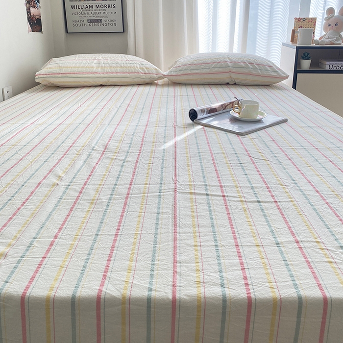 91家纺网 家纺一手货源 找家纺 艾咪-Amy ntmy 2025新款全棉纯棉色织水洗棉单品-平铺款 且乐粉