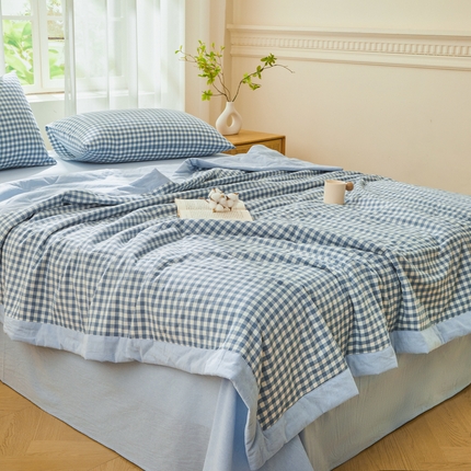 91家纺网 家纺一手货源 找家纺 （总）雅萱家纺 2025新款全棉纯棉色织水洗棉棉花夏被夏凉被空调被