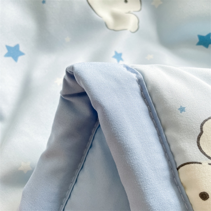 91家纺网 家纺一手货源 找家纺 美澳家纺 2025新款水洗棉印花夏被夏凉被空调被 心悦狗