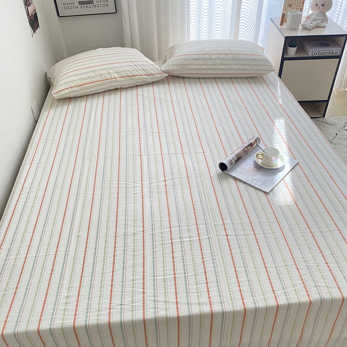 91家纺网 家纺一手货源 找家纺 艾咪-Amy ntmy 2025新款全棉纯棉色织水洗棉单品-平铺款 且乐橙