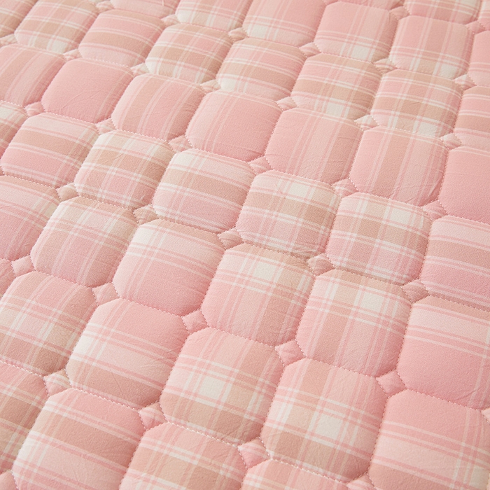 91家纺网 家纺一手货源 找家纺 喜居家纺2025新款A类水洗棉夹棉棉花床笠垫 棉-初见格