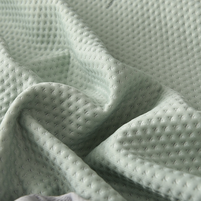 91家纺网 家纺一手货源 找家纺 绒多多 2025新款A类凉感冰豆豆席子凉席床笠款 薄荷绿