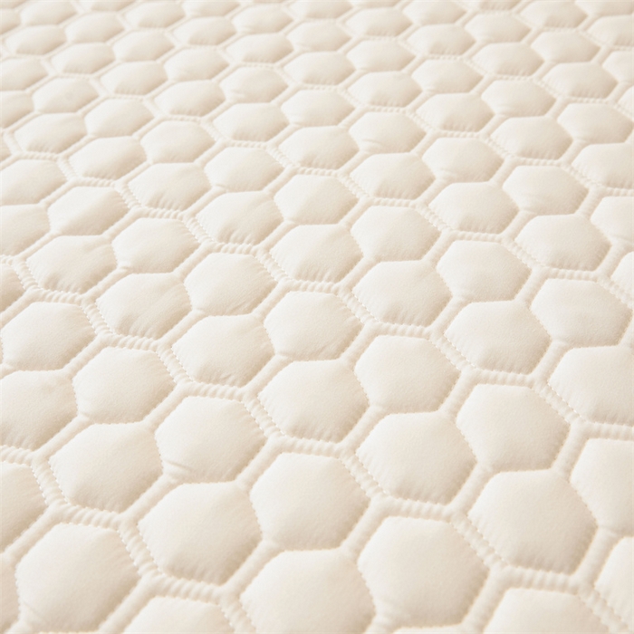 91家纺网 家纺一手货源 找家纺 布卢姆床垫 2025新款A类水洗棉刺绣抗菌床护垫 小熊仔-奶白