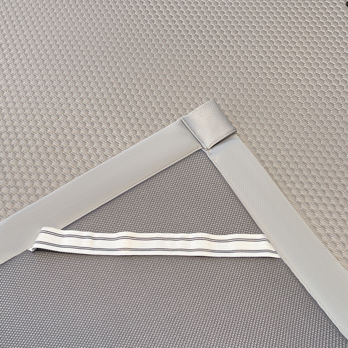 91家纺网 家纺一手货源 找家纺 （总）爱思凯家纺 2025新款冰豆豆贴布绣床笠床席款-八宝熊系列绑带床席款（场景二）