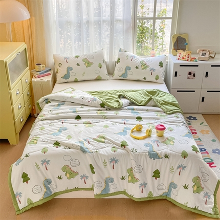 91家纺网 家纺一手货源 找家纺 （总）美澳家纺 2025新款水洗棉印花夏被夏凉被空调被