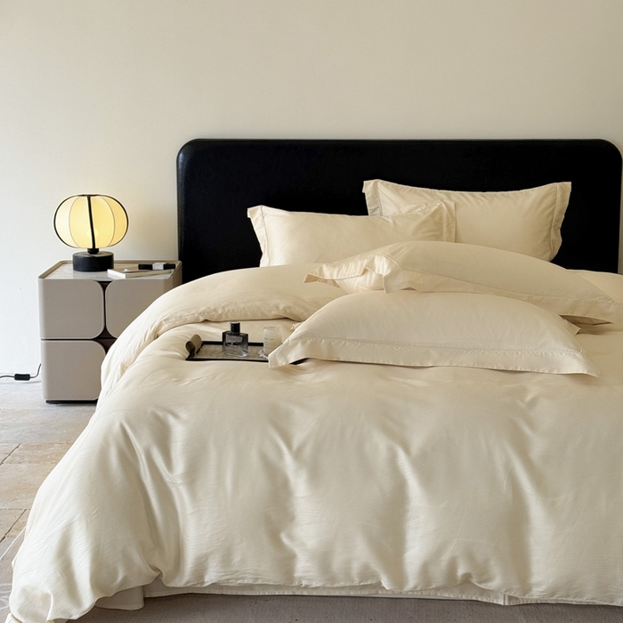 91家纺网 家纺一手货源 找家纺 莱豫家纺 2025新款天丝棉提花四件套 媞娜米