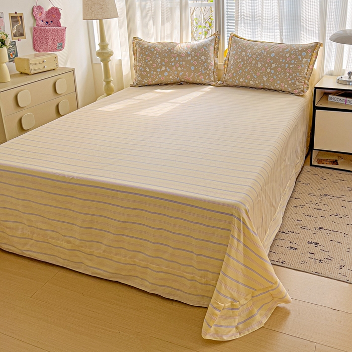 91家纺网 家纺一手货源 找家纺 暖芯优选 2025新款全棉纯棉一字绣四件套系列 春野星漫